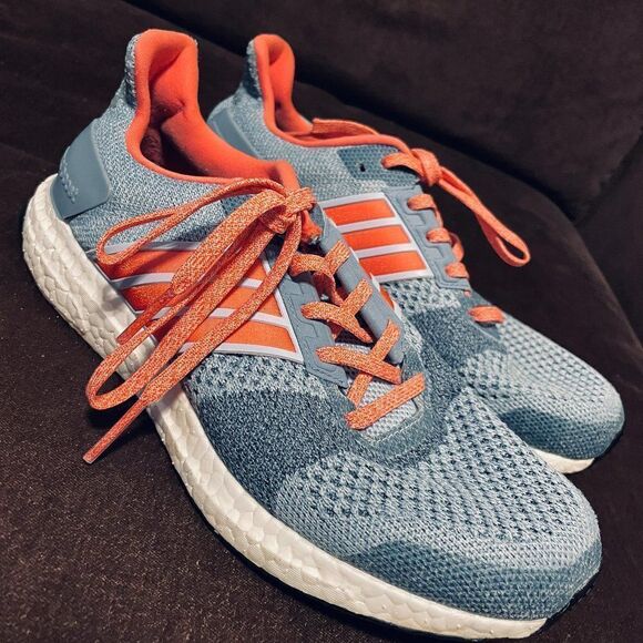 Very Good ADIDAS Ultra Boost ST Grey Coral Slate 7.5 US 39 1/3 EUR - Picture 1 of 11